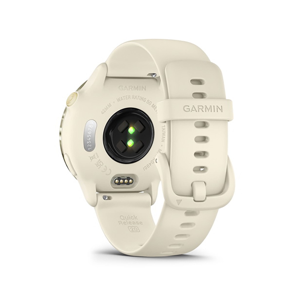 ガーミン（GARMIN）（メンズ、レディース）スマートウォッチ フィットネスGPSウォッチ 白 vivoactive 6 010-02985-31 腕時計 防水 Bluetooth 音楽再生 