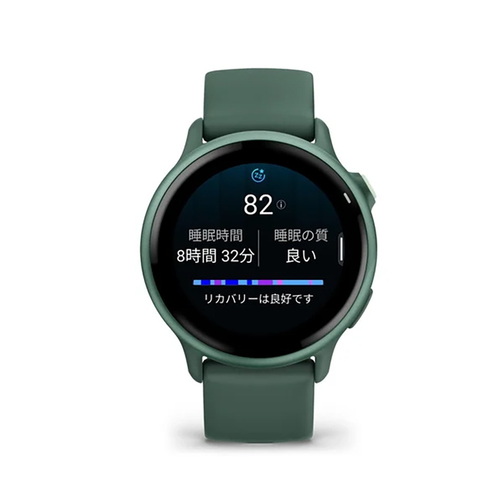 ガーミン（GARMIN）（メンズ、レディース）スマートウォッチ フィットネスGPSウォッチ 緑 vivoactive 6 010-02985-32 腕時計 防水 Bluetooth 音楽再生 