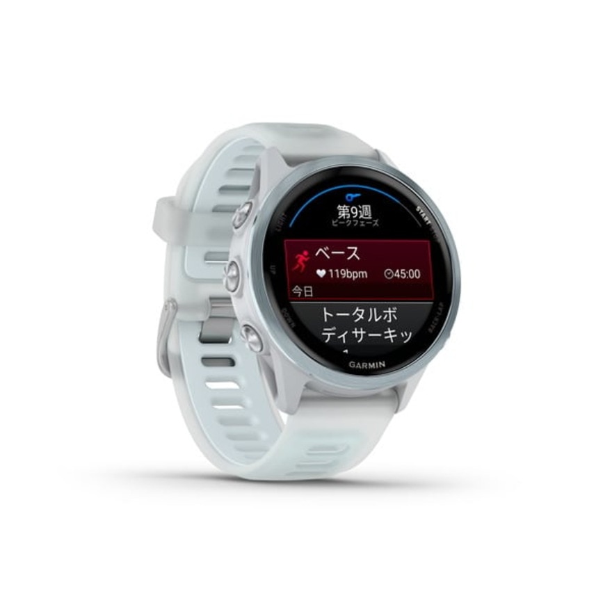 ガーミン（GARMIN）（メンズ、レディース）ランニングGPSウォッチ Forerunner 570 42mm White 010-02970-31