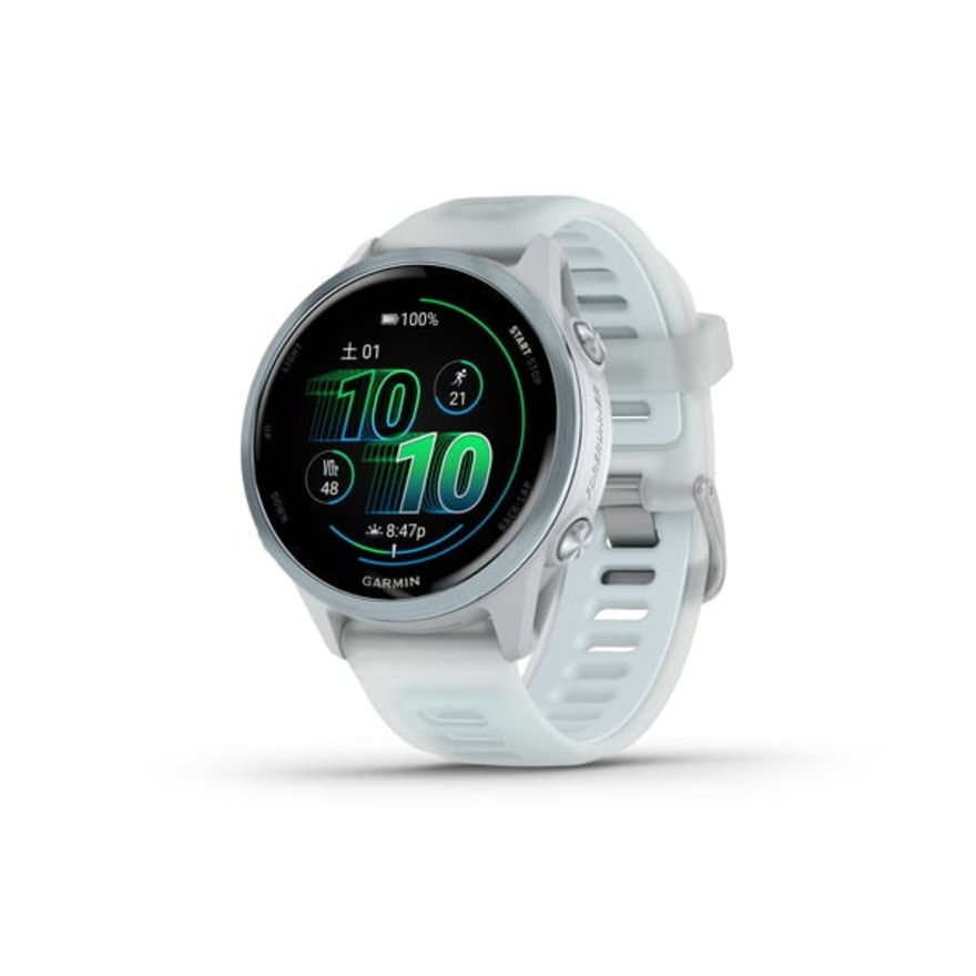 ガーミン（GARMIN）（メンズ、レディース）ランニングGPSウォッチ Forerunner 570 42mm White 010-02970-31
