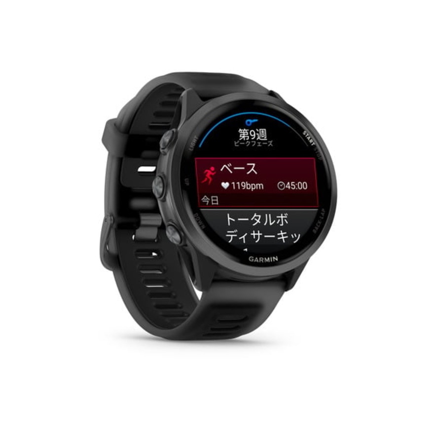 ガーミン（GARMIN）（メンズ、レディース）ランニングGPSウォッチ Forerunner 570 47mm Black 010-02971-30