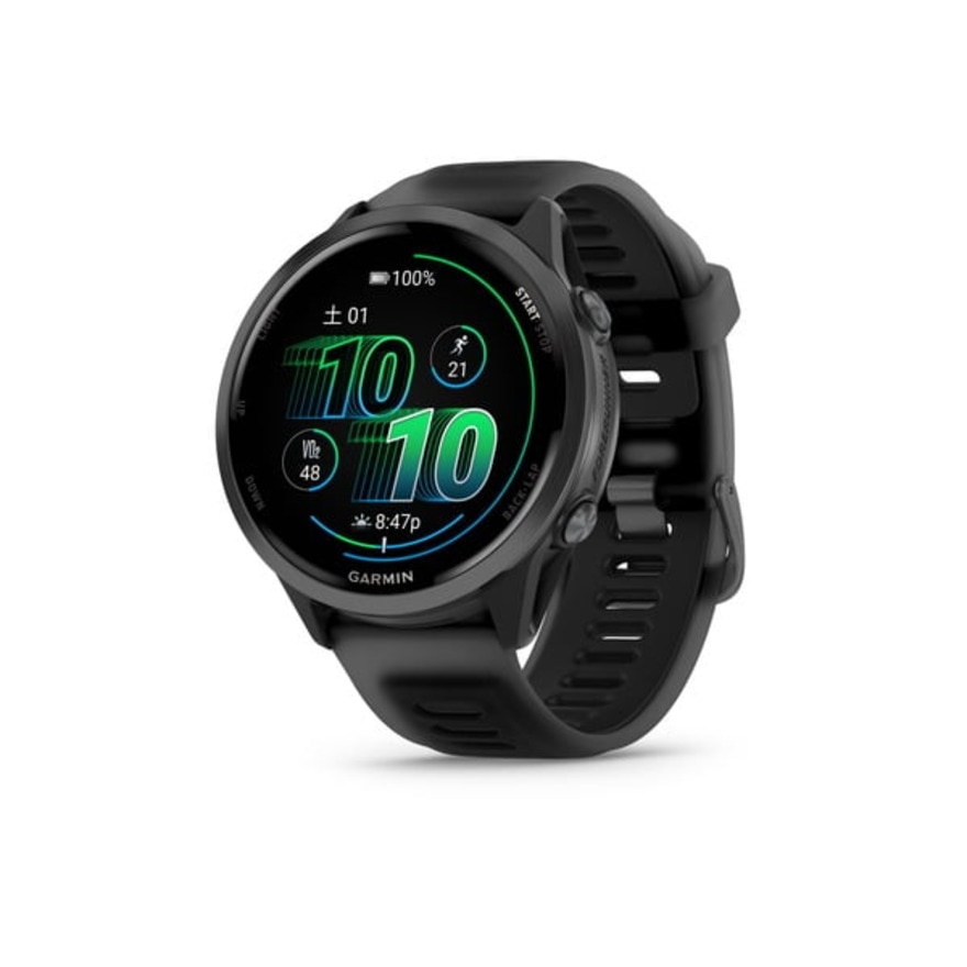 ガーミン（GARMIN）（メンズ、レディース）ランニングGPSウォッチ Forerunner 570 47mm Black 010-02971-30