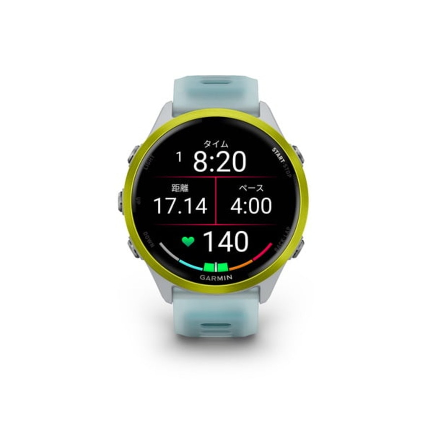 ガーミン（GARMIN）（メンズ、レディース）ランニングGPSウォッチ Forerunner 570 47mm WhiteYellow 010-02971-31