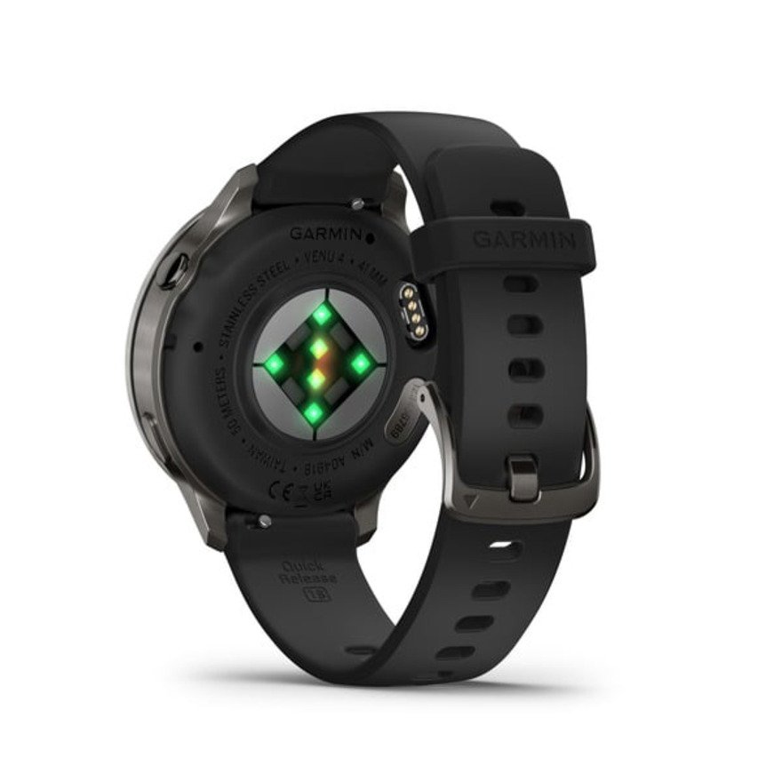 ガーミン（GARMIN）（メンズ、レディース）Venu4 Black 41mm フィットネスGPSウォッチ 010-03013-32