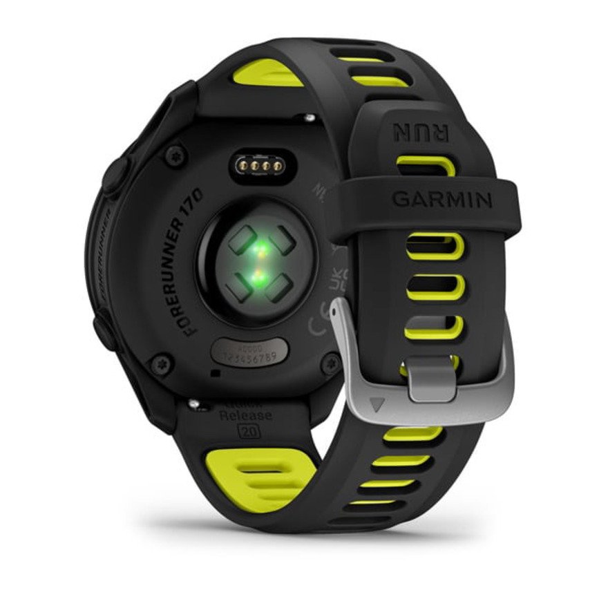 ガーミン（GARMIN）（メンズ、レディース）ランニングウォッチ Forerunner 170 010-03920-40 Black Yellow FR165後継モデル