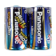 (メンズ、レディース、キッズ)乾電池 エボルタ ネオ 単1形 2本パック