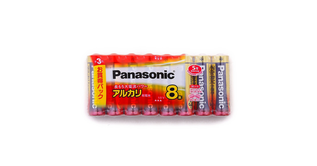出群 パナソニック アルカリ乾電池単3形 Panasonic 8SW LR6XJ 返品種別A 8本