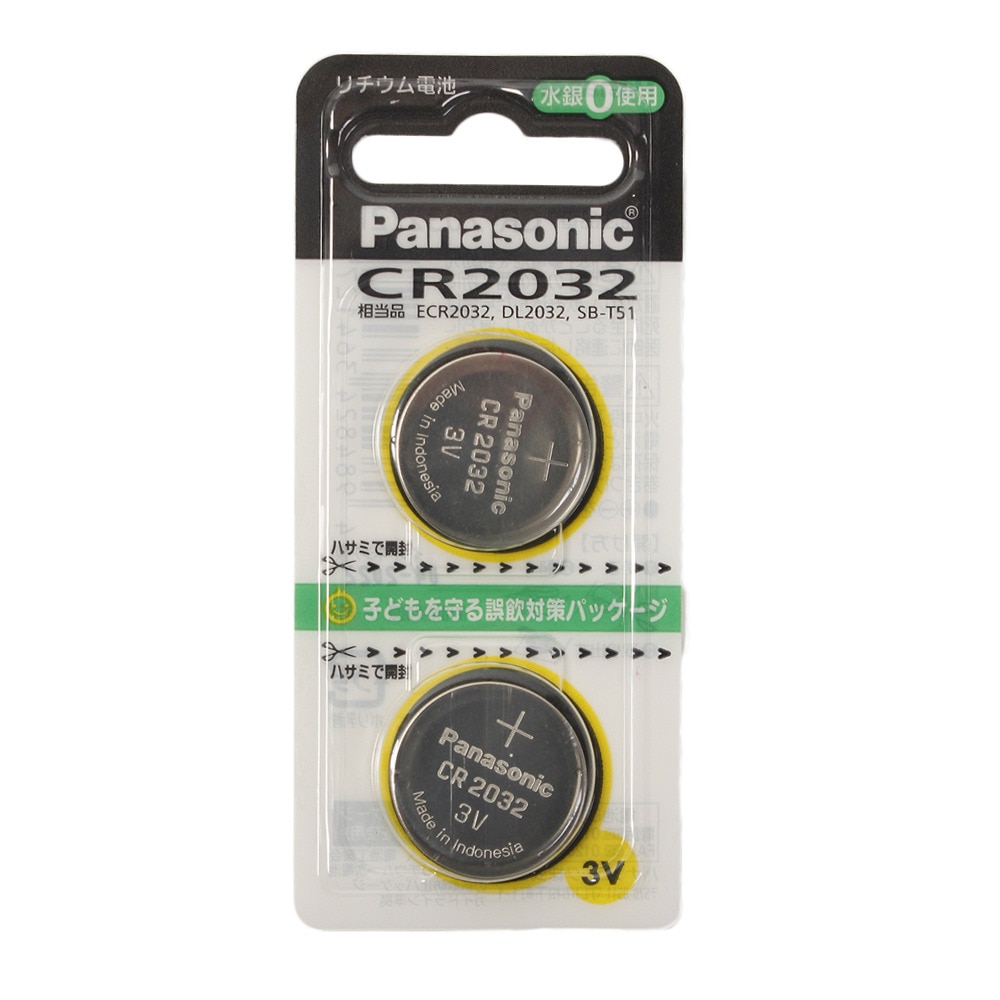 パナソニック（Panasonic）（メンズ、レディース、キッズ）コイン形 リチウム電池 CR2032 2P スポーツ用品はスーパースポーツゼビオ