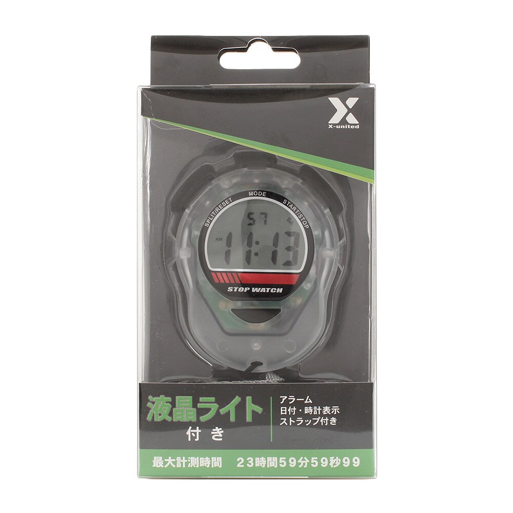  【多少の傷汚れありの為大奉仕】ストップウオッチ X-4012-CL オンライン価格