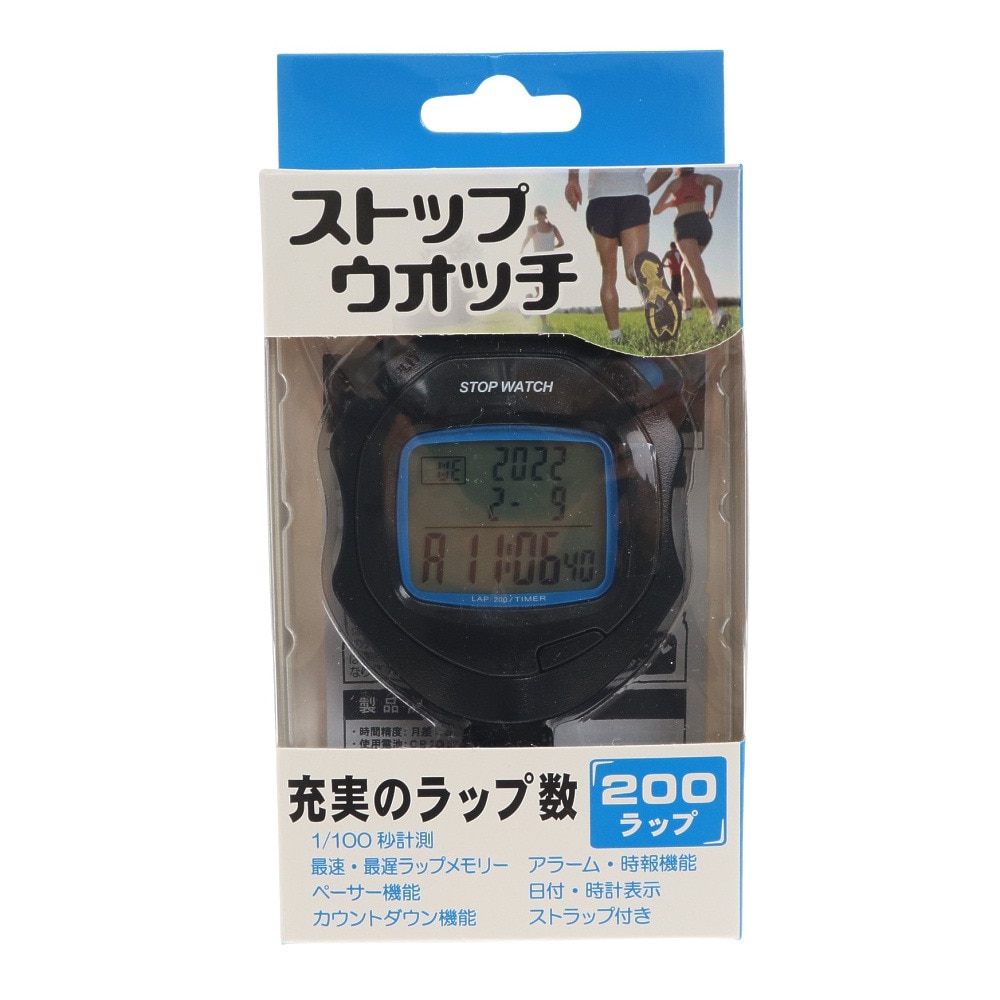 ティー・スポーツ（T-SPORTS）（メンズ、レディース、キッズ）ティースポーツ ストップウオッチ TS-S114-BK