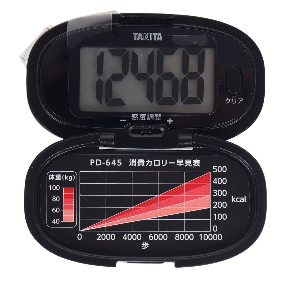 タニタ（TANITA）（メンズ、レディース、キッズ）歩数計 PD645BK