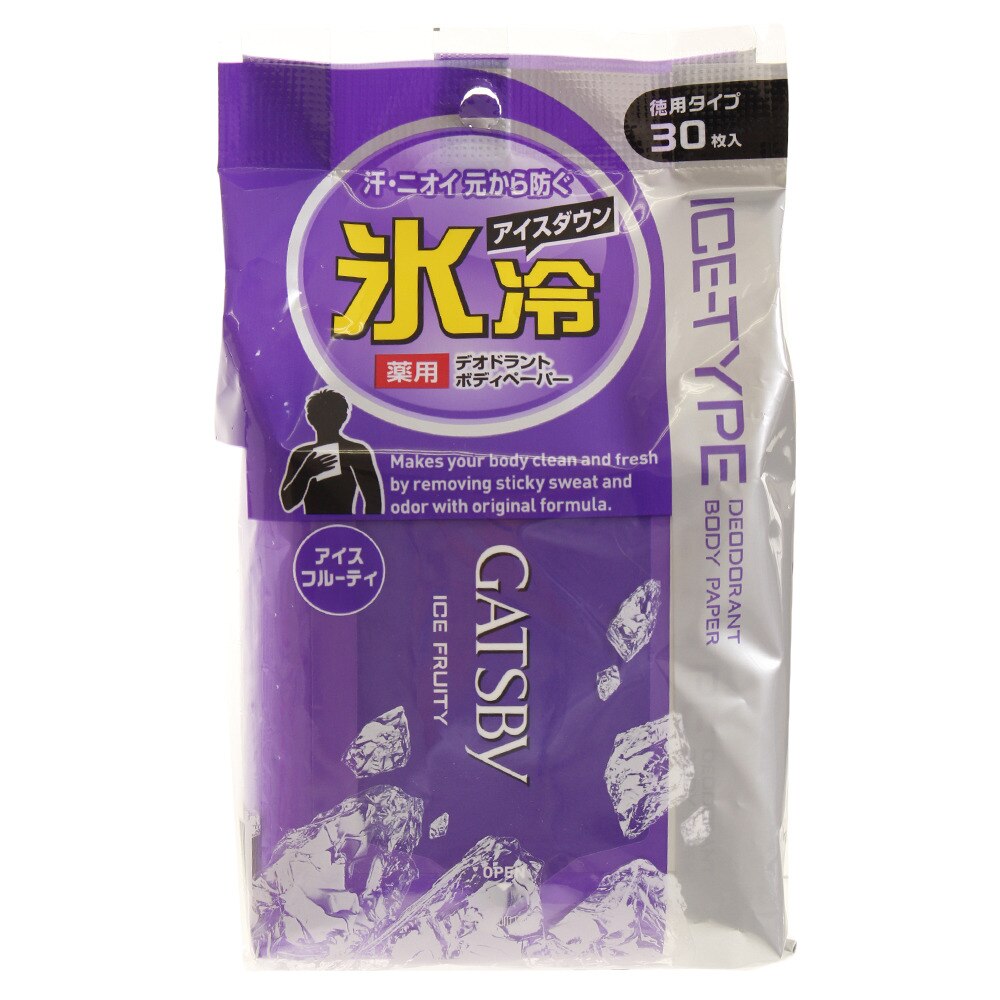  ギャツビー ボディペーパー アイスフルーティ 30枚入