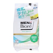 (メンズ)メンズビオレ フェイスシート 皮脂テカリ防止 爽やかなシトラスの香り 30枚入