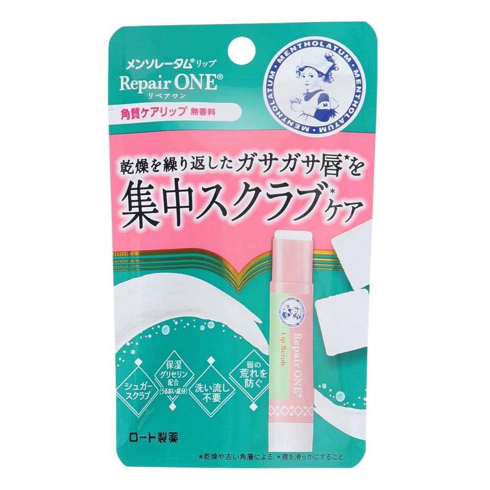 ロート製薬（ROHTO）（メンズ、レディース、キッズ）メンソレータム リペアワン 角質ケアリップ 3.6g