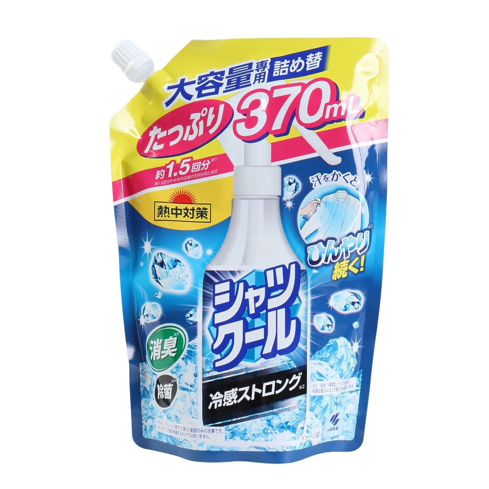 久光製薬（Hisamitsu Pharmaceutical）（メンズ、レディース、キッズ）熱中対策 シャツクール 冷感ストロング 大容量専用詰め替えパウチ ミントの香り 370ml