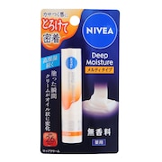 (レディース)ニベア ディープモイスチャー リップ メルティタイプ 無香料 2.2g