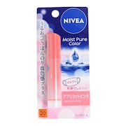 (メンズ、レディース、キッズ)ニベア リップクリーム モイストピュアカラーリップ アプリコットピンク 3.5g