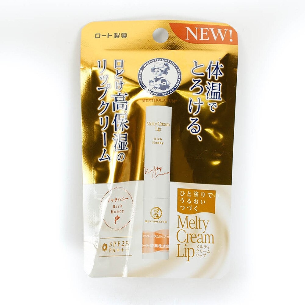 ロート製薬（ROHTO）（レディース）メンソレータム メルティ クリームリップ リッチハニー2.4g
