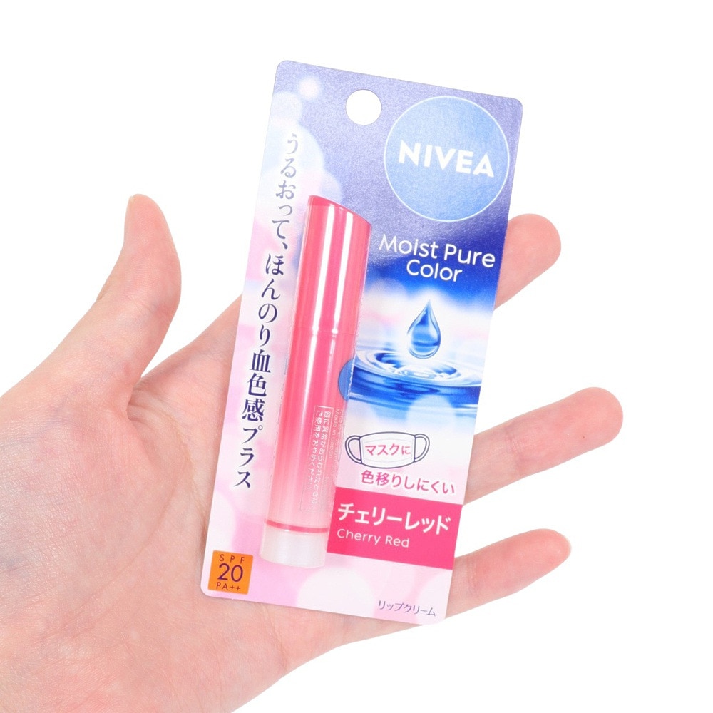 ニベア（NIVEA）（メンズ、レディース、キッズ）ニベア モイストピュアカラーリップ チェリーレッド