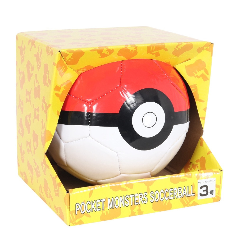 ポケモン（pokemon）（キッズ）ポケモン サッカーボール 3号球 モンスターボール 61493 ポケモン モンスターボール3ゴウ