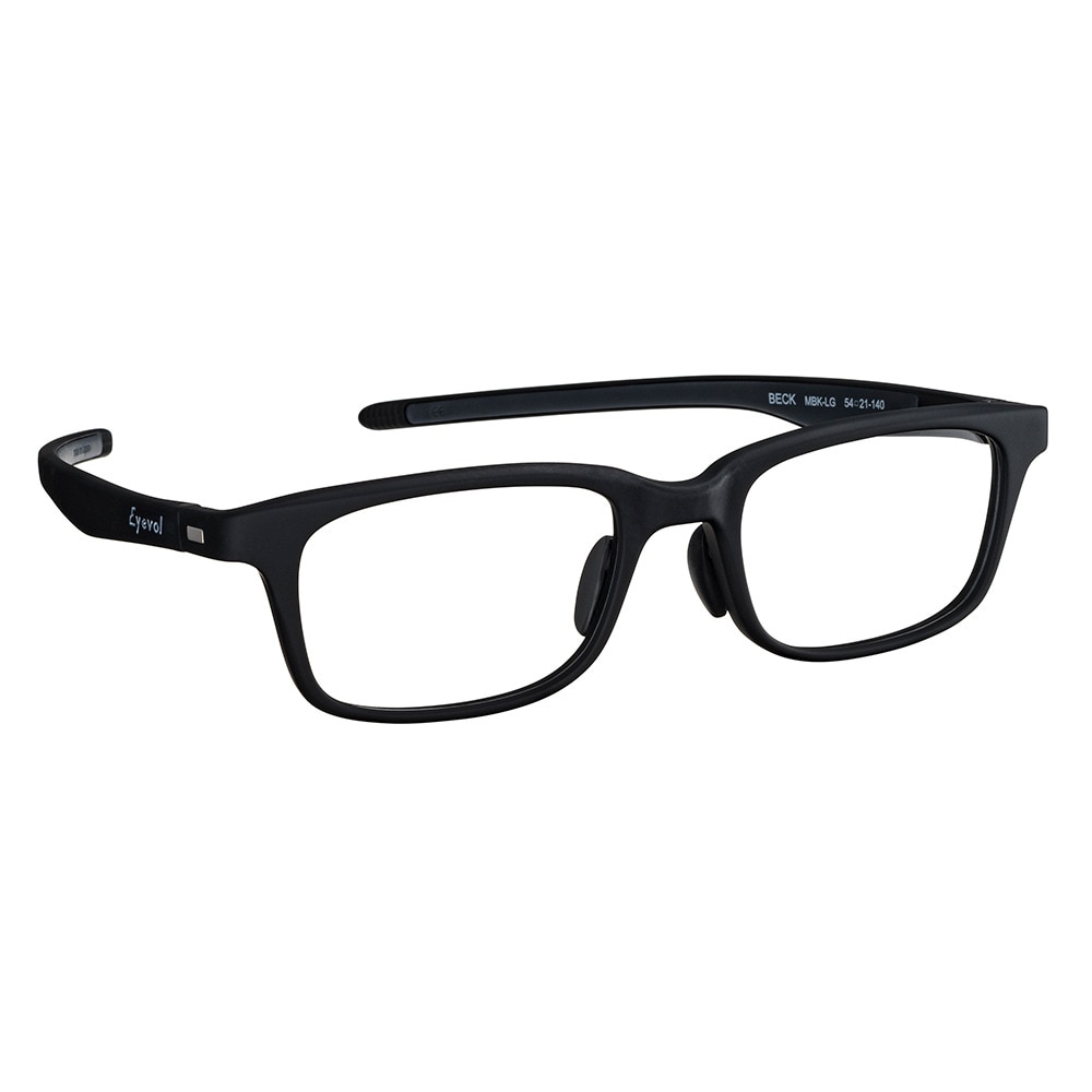 アイヴォル（EYEVOL）（メンズ）メガネフレーム ベック マットブラック ライトグレー BECK 54 MBK-LG※フレームのみ