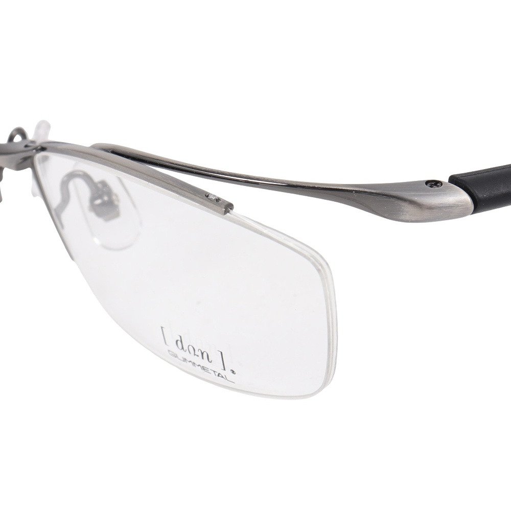 ドゥアン（DUN）（メンズ）メガネフレーム メタルナイロール グレー DUN-2118 Col.5 ※フレームのみ