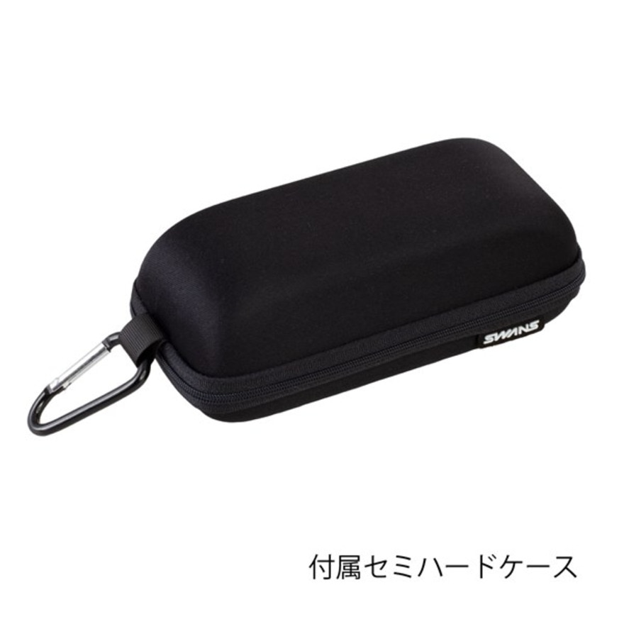 スワンズ（SWANS）（メンズ、レディース）アイガード GUARDIAN-X スポーツ用ゴーグル 中学生から大人用 GDX-001 BK ケース付※フレームのみ