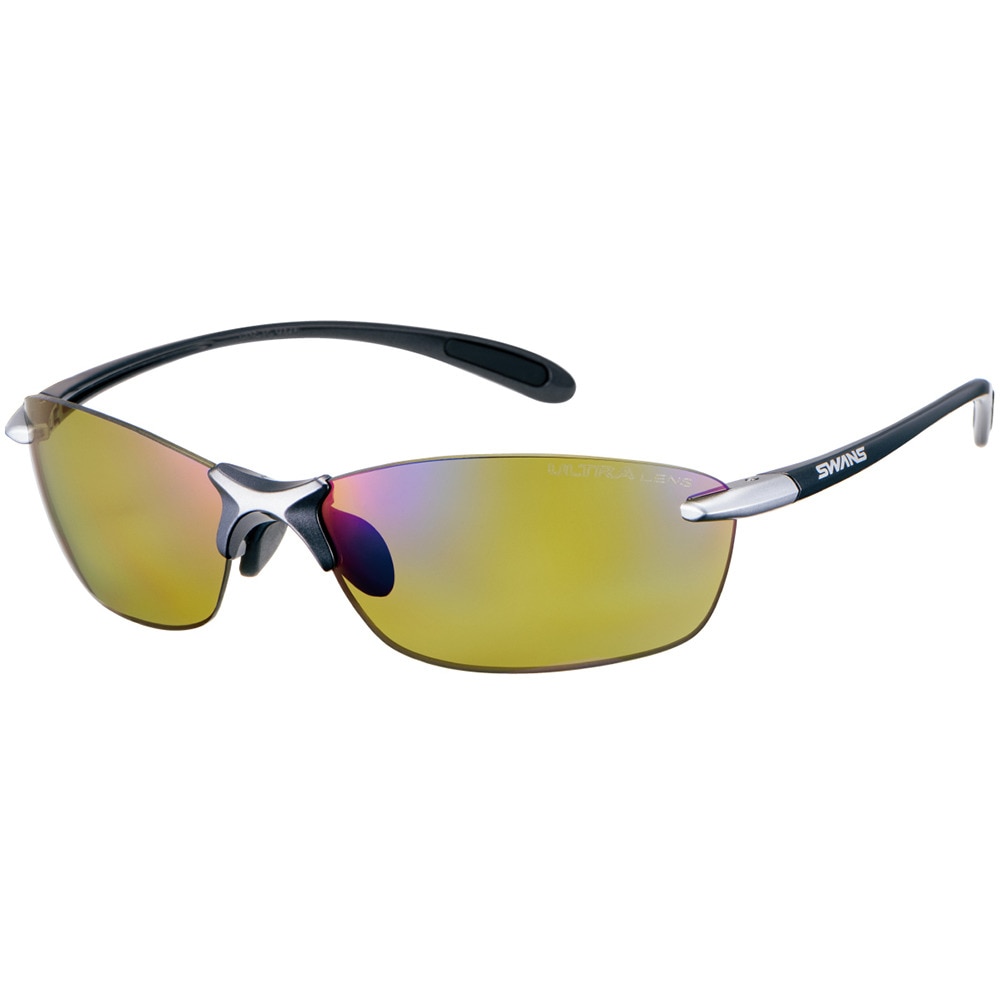 スワンズ（SWANS）（メンズ、レディース）サングラス Airless-Leaf fit ULTRA LENS for FISHINGモデル SALF-0168 GMR ケース付 偏光レンズ UVカット