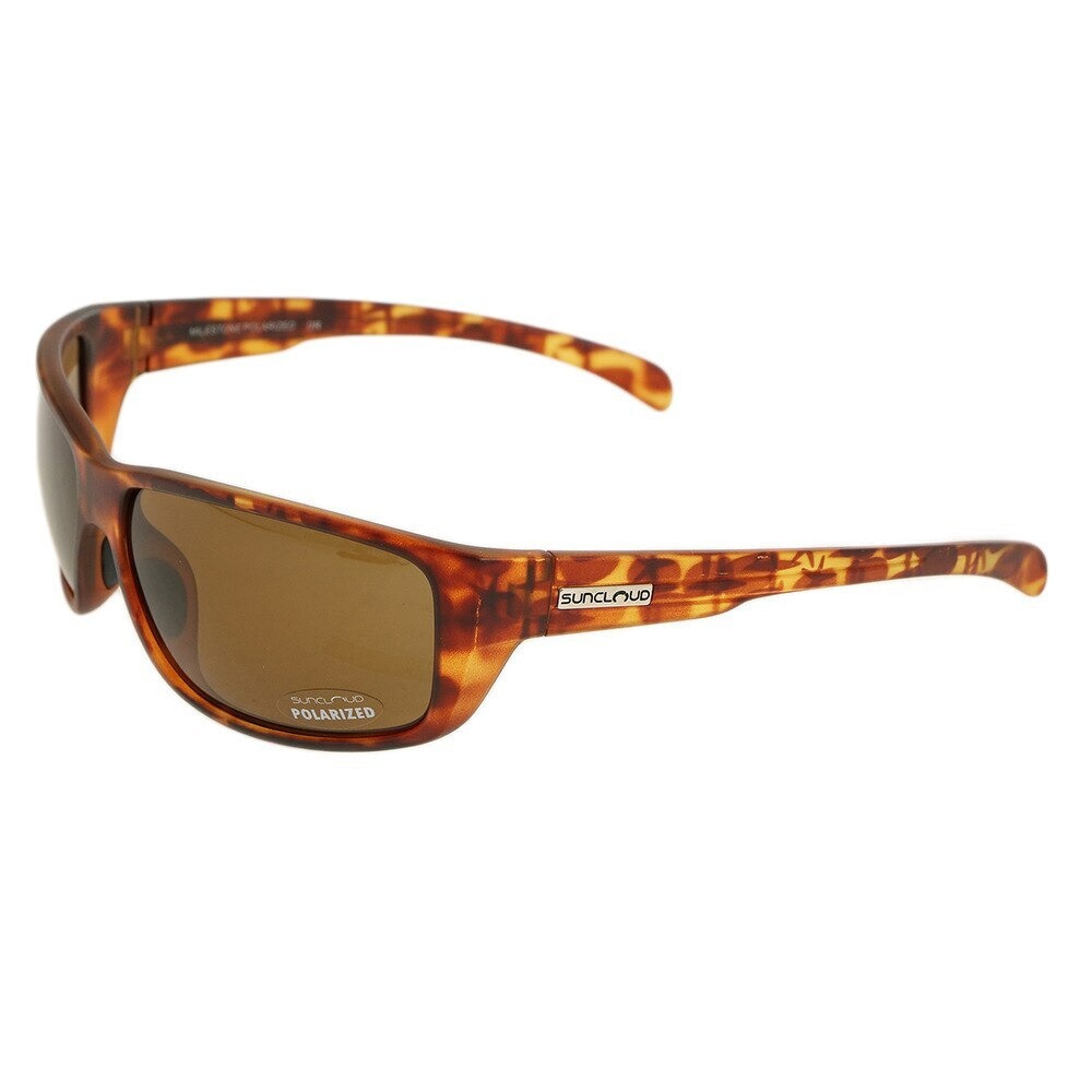 サンクラウド（SUNCLOUD）（メンズ、レディース）サングラス MILESTONE MATTE TORTOISE 218100842 ケース付 偏光レンズ UVカット ラージフィット