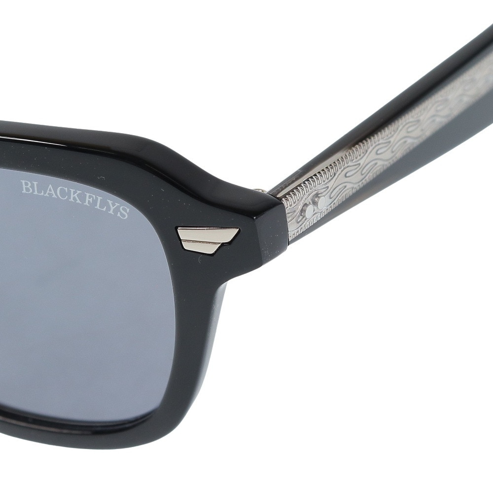 ブラックフライ（BLACK FLYS）（メンズ、レディース）サングラス FLY CHIEF 黒 BF-15507-01 UVカット 紫外線対策 スクエア ジャパンフィット 運転 ドライブ
