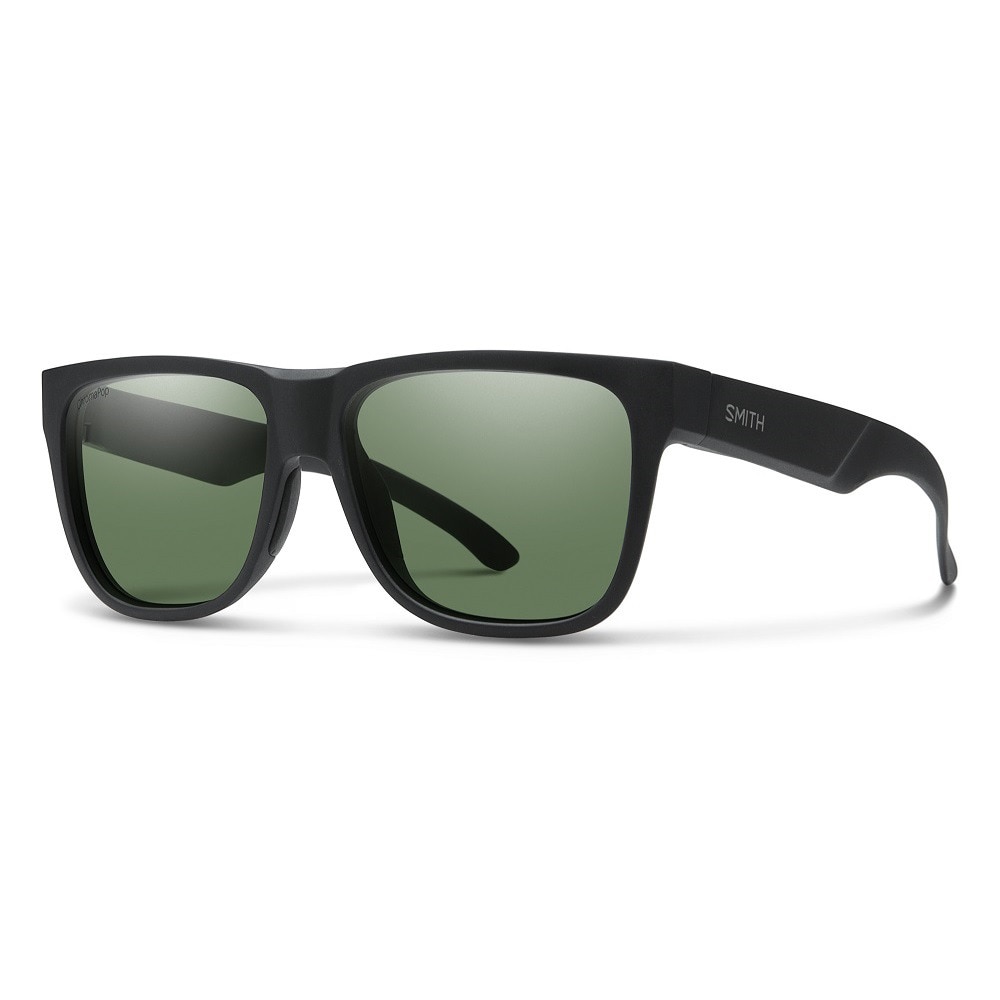 スミス（SMITH）（メンズ、レディース）サングラス Lowdown 2 Matte Black CP Polarized Gray Green ケース付 偏光 UVカット 撥水 反射防止 