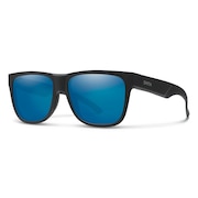 (メンズ、レディース)サングラス Lowdown 2 Matte Black CP Polarized Blue Mirror ケース付 偏光 UVカット撥水 反射防止