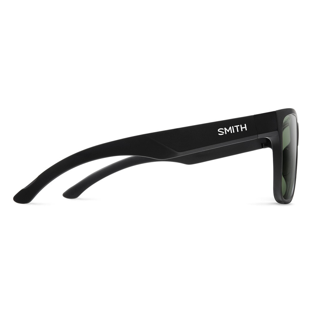 スミス（SMITH）（メンズ、レディース）サングラス Lowdown XL 2 Matte Black CP Polarized Gray Green 黒 ケース付 偏光 撥水 反射防止 大きい用 日差し対策