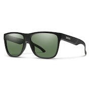 (メンズ、レディース)サングラス Lowdown XL 2 Matte Black CP Polarized Gray Green 黒 ケース付 偏光 撥水 反射防止 大きい用 日差し対策