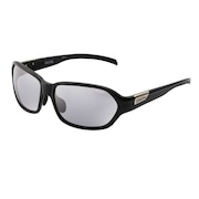 (メンズ、レディース)サングラス POLARX Aura Matte Black X-Gray 27 Silver Mirror ケース付