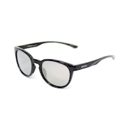 (メンズ、レディース)サングラス POLARX Eastbank Black X-Gray 27 Silver Mirror ケース付