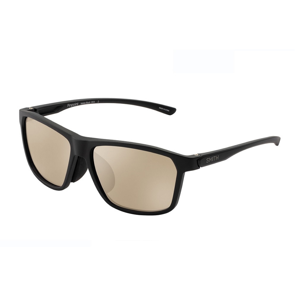 スミス（SMITH）（メンズ、レディース）サングラス POLARX Pinpoint Matte Black X-Brown 32 Silver Mirror ケース付