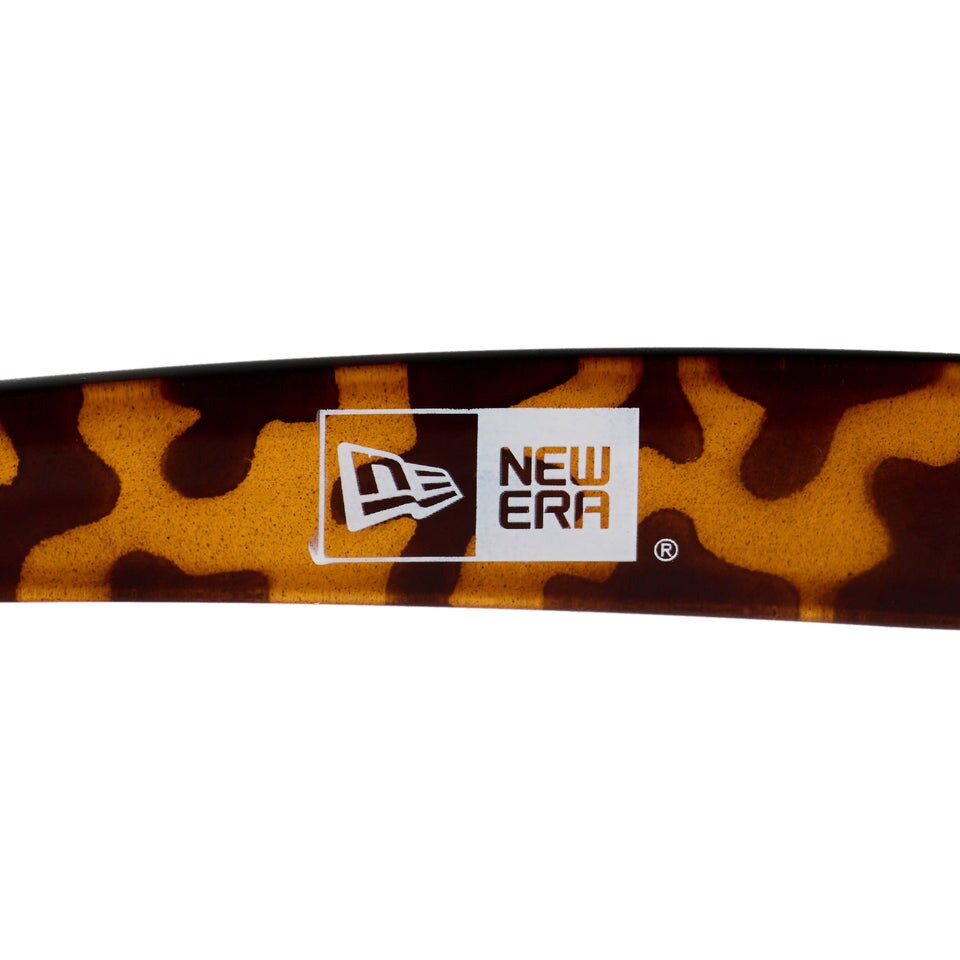 ニューエラ（NEW ERA）（メンズ、レディース）サングラス ウェリントン スクエアレンズ ブラウンフレーム 14474850