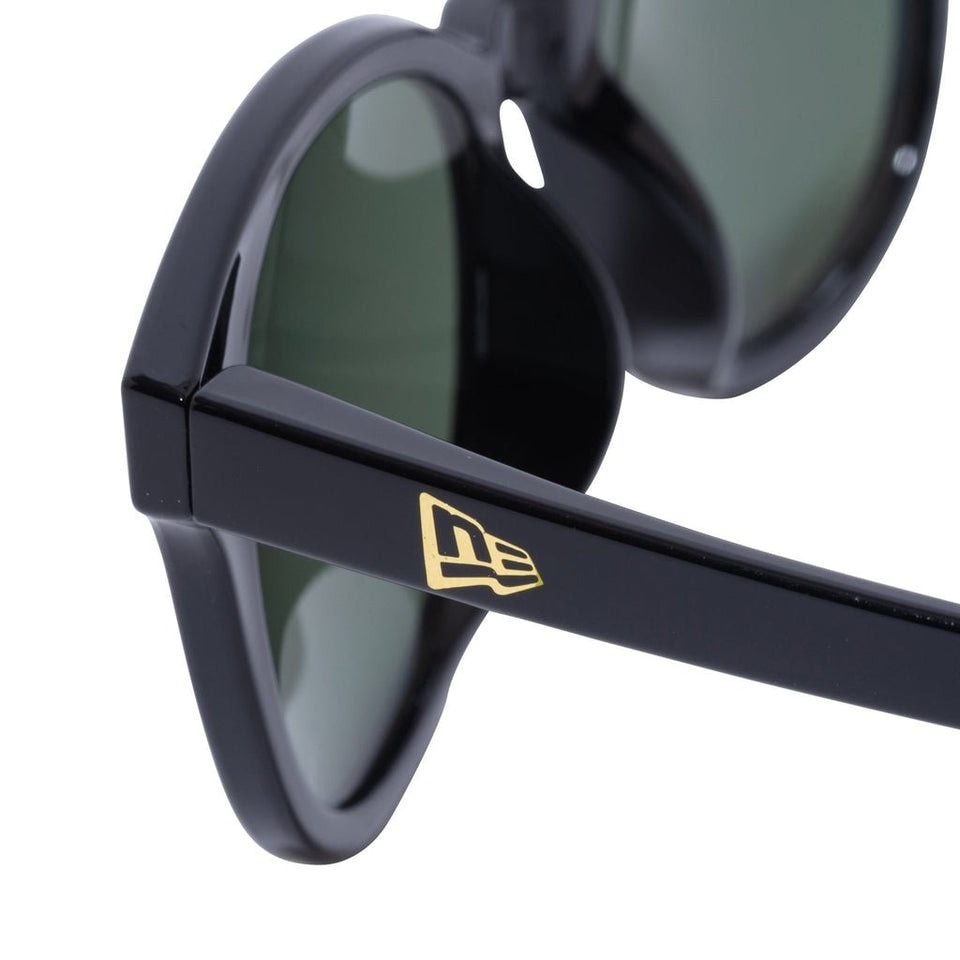 ニューエラ（NEW ERA）（メンズ、レディース）サングラス ボストン スクエアレンズ シャイニーブラックフレーム 25J 14518158