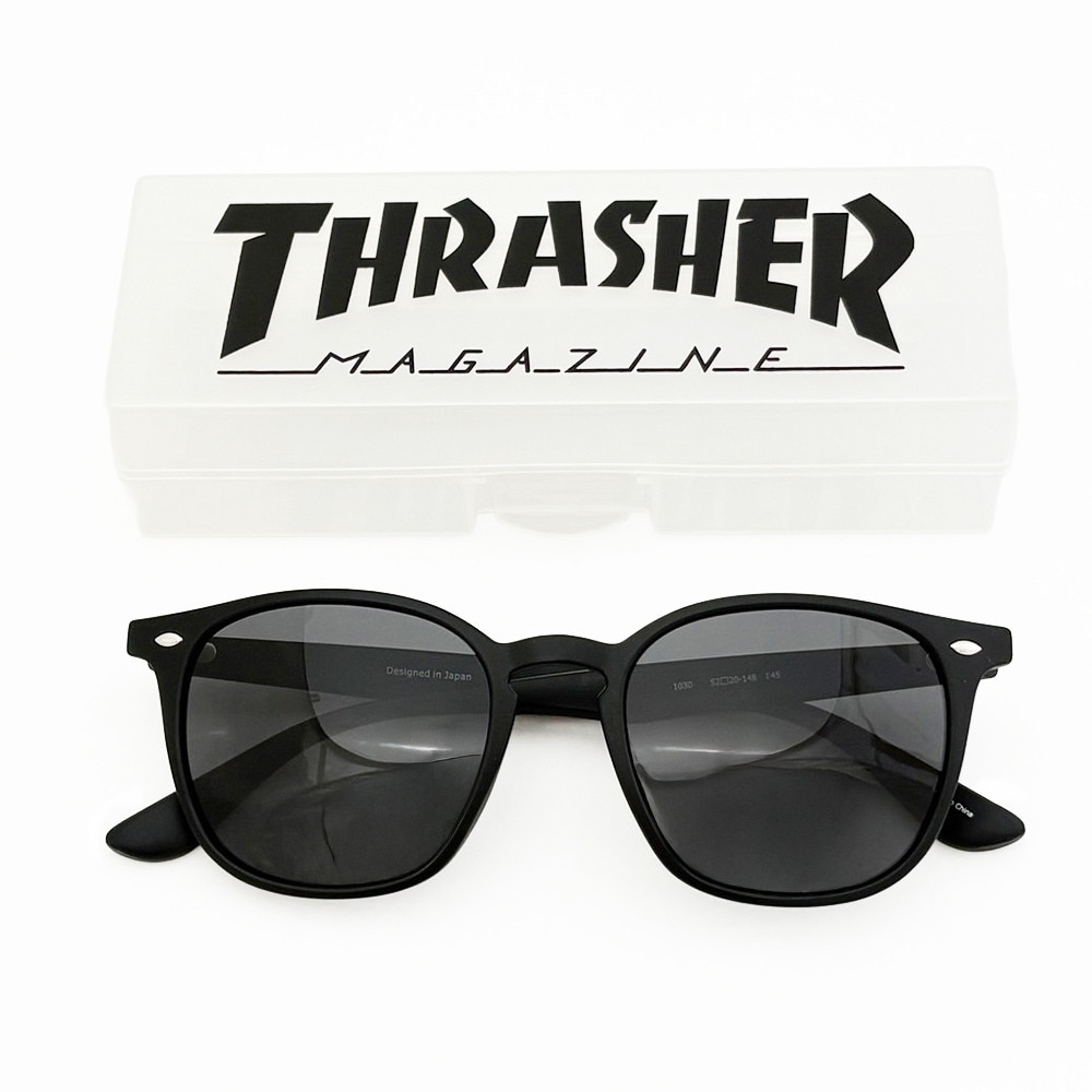 スラッシャー（THRASHER）（メンズ、レディース）サングラス ジェイド スラッシャー 1030BK-SMP 偏光レンズ UVカット