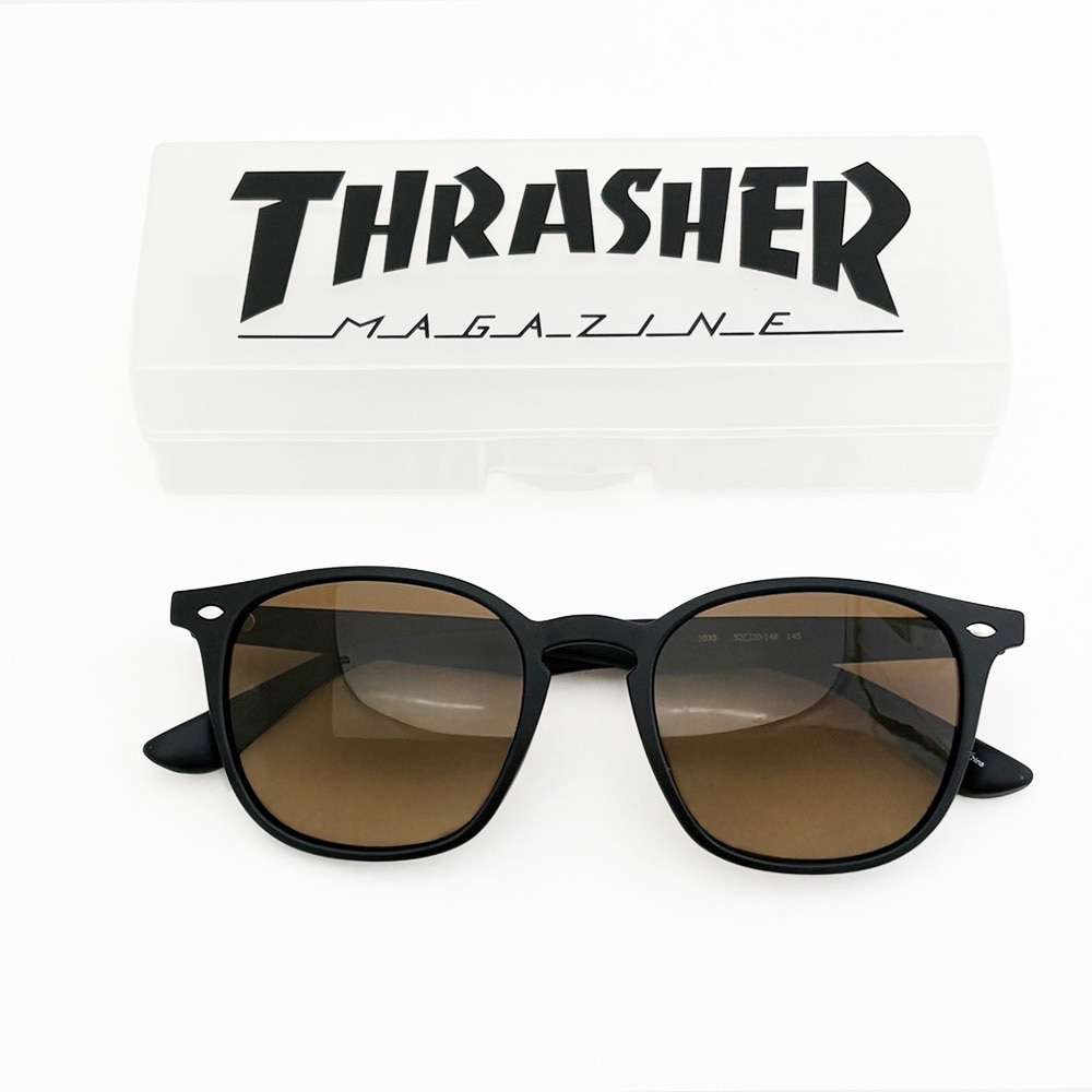 スラッシャー（THRASHER）（メンズ、レディース）サングラス ジェイド スラッシャー 1030BK-LBL 偏光レンズ UVカット