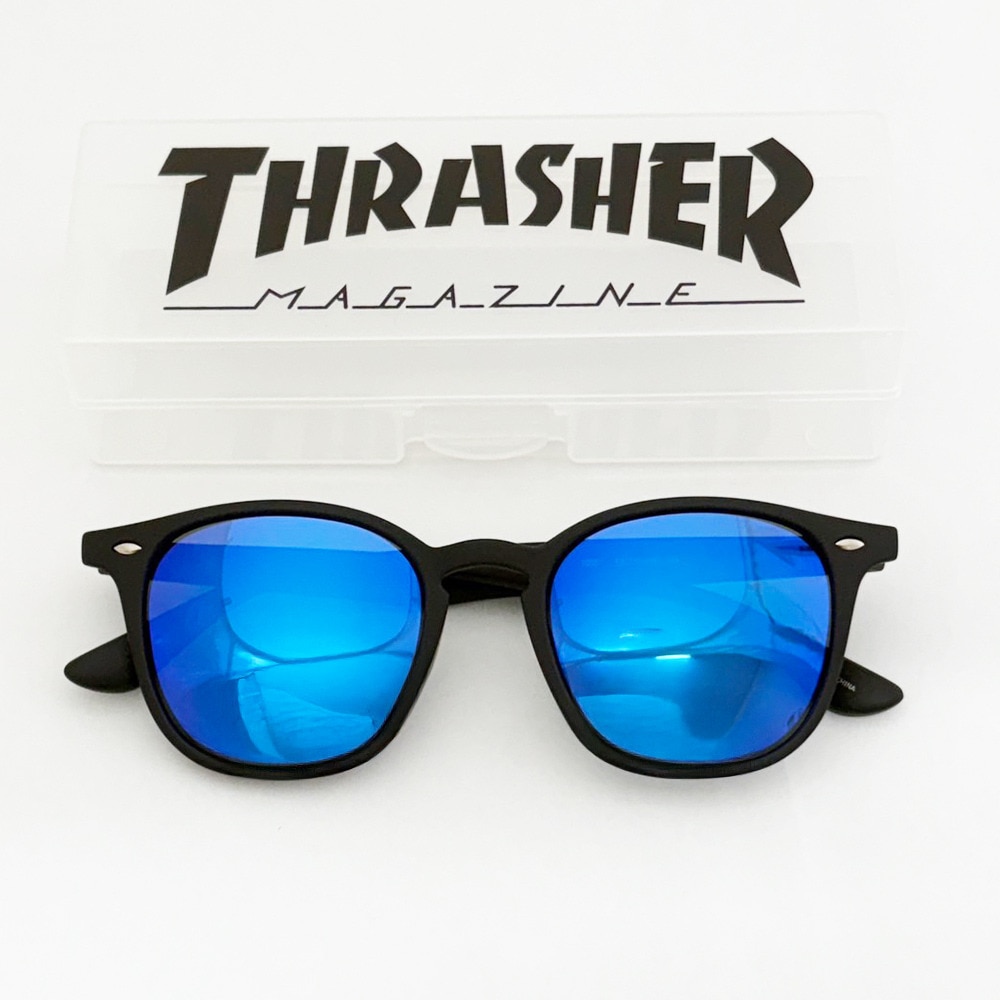 スラッシャー（THRASHER）（メンズ、レディース）サングラス ジェイド スラッシャー 1030MR BK-BLP2 偏光レンズ UVカット