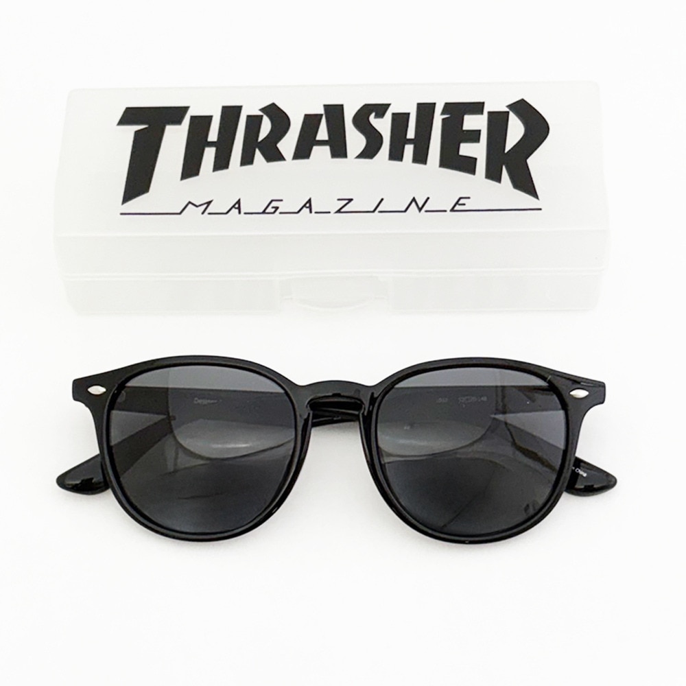 スラッシャー（THRASHER）（メンズ、レディース）サングラス ブライト スラッシャー 1033 BK-SMP 偏光レンズ UVカット