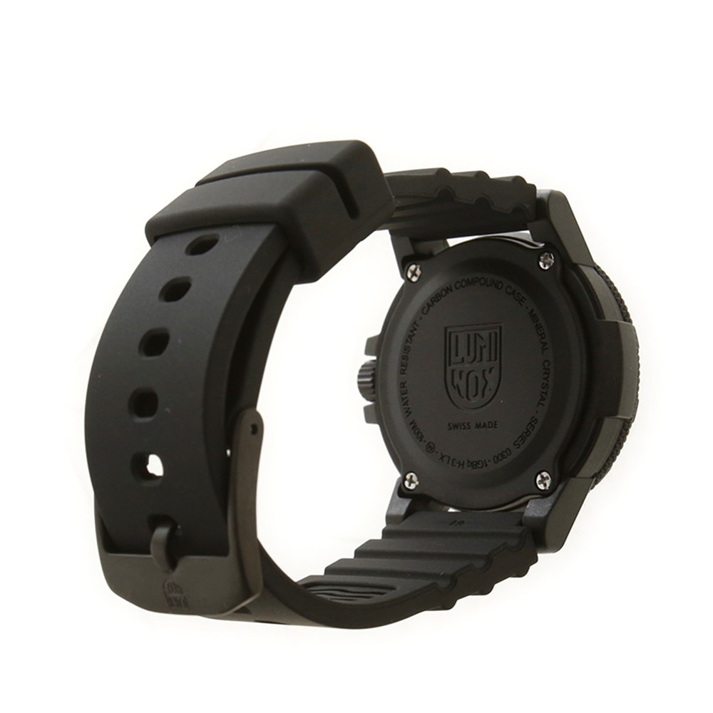 ルミノックス（LUMINOX）（メンズ、レディース）LEATHERBACK SEA TURTLE 0300SERIES Ref.0301Blackout 0301.BO