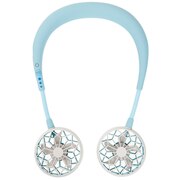 スパイス（SPICE）（メンズ、レディース、キッズ）ネッククーラー ダブルファン ハンズフリー ver.2.0 アクアブルー DF201AB