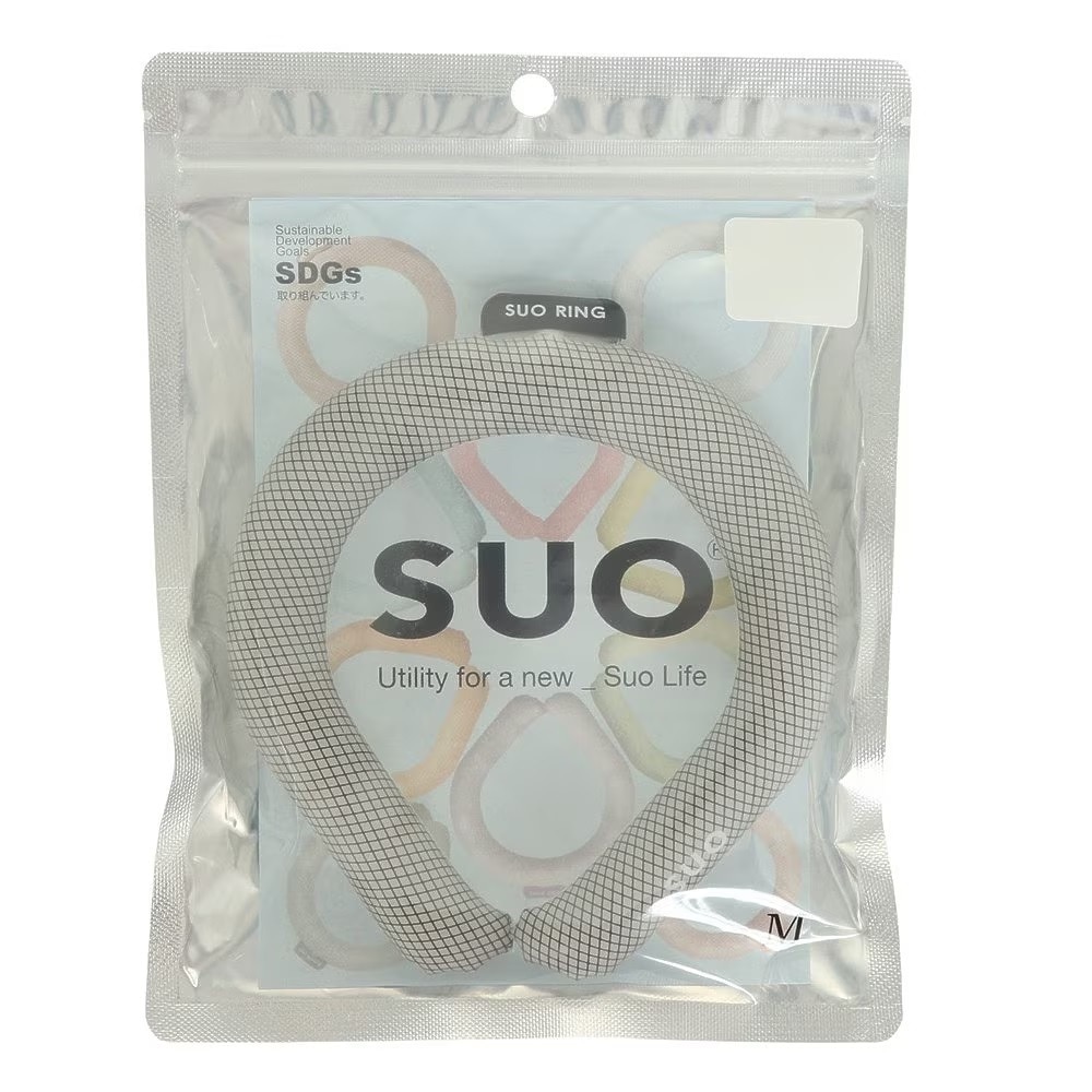 ウィズ（WIZ）（メンズ、レディース）暑さ対策 クールリング Mサイズ SUO RING 28°ICE SUO-BLK-M ブラック 熱中症対策
