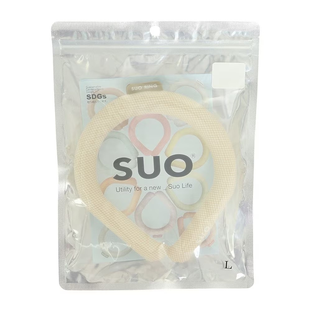 ウィズ（WIZ）（メンズ、レディース）暑さ対策 クールリング Lサイズ SUO RING 28°ICE SUO-LBE-L ベージュ 熱中症対策