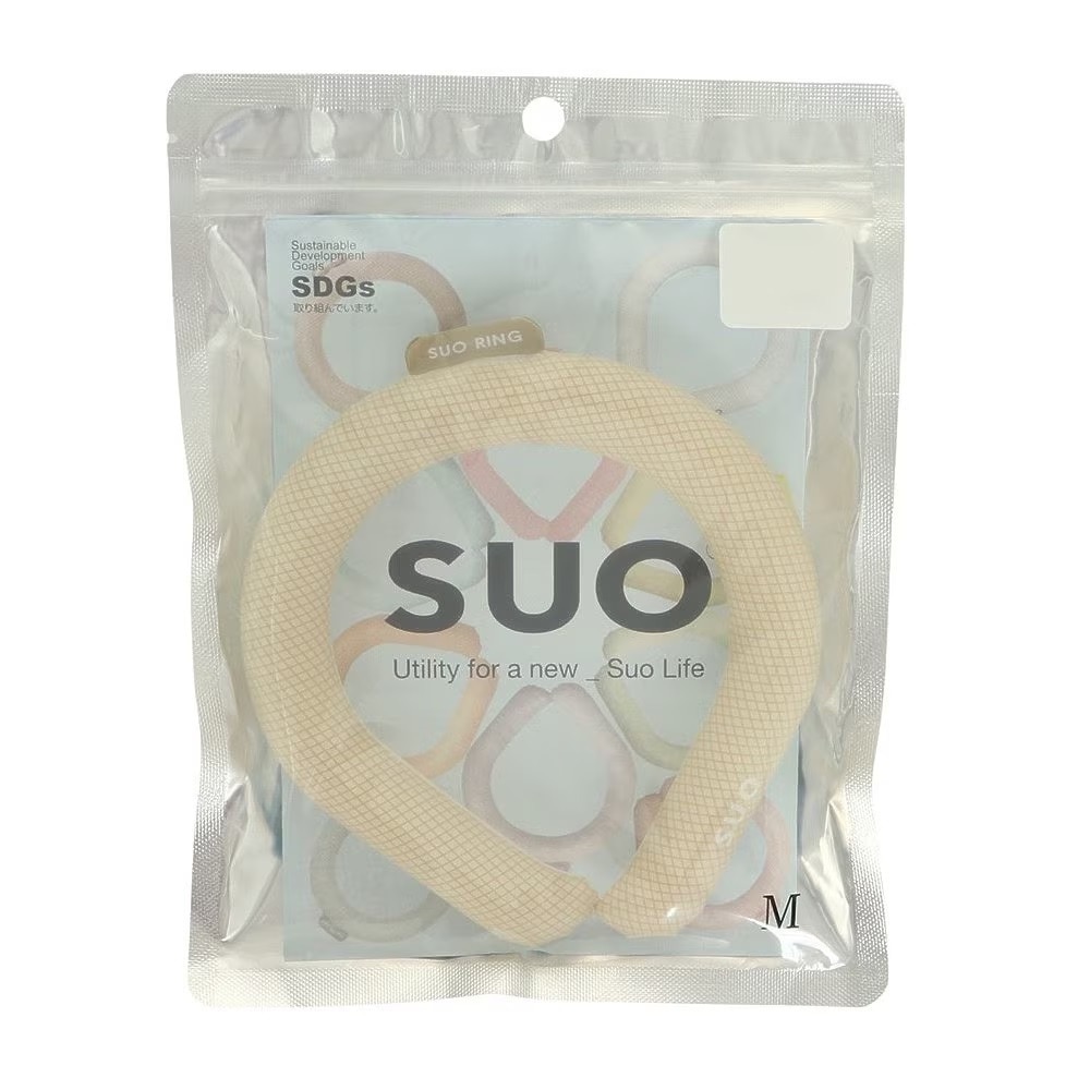 ウィズ（WIZ）（メンズ、レディース）暑さ対策 クールリング Mサイズ SUO RING 28°ICE SUO-LBE-M ベージュ 熱中症対策