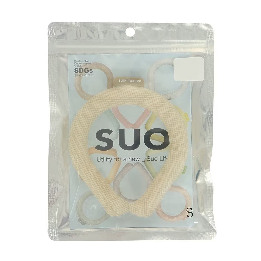ウィズ（WIZ）（メンズ、レディース）暑さ対策 クールリング Sサイズ SUO RING 28°ICE SUO-LBE-S- ベージュ 熱中症対策