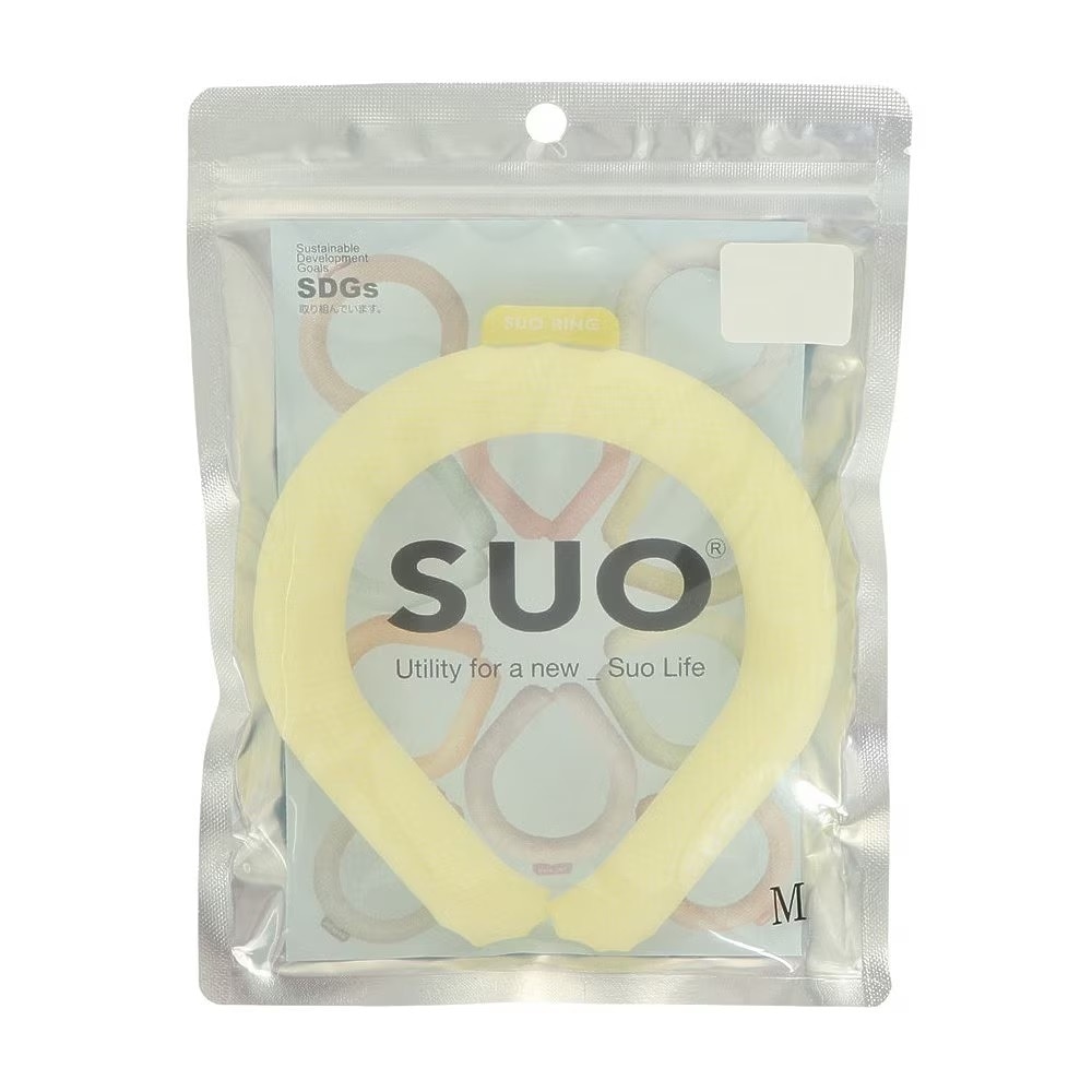 ウィズ（WIZ）（メンズ、レディース）暑さ対策 クールリング Mサイズ SUO RING 28°ICE SUO-LMN-M レモン 熱中症対策